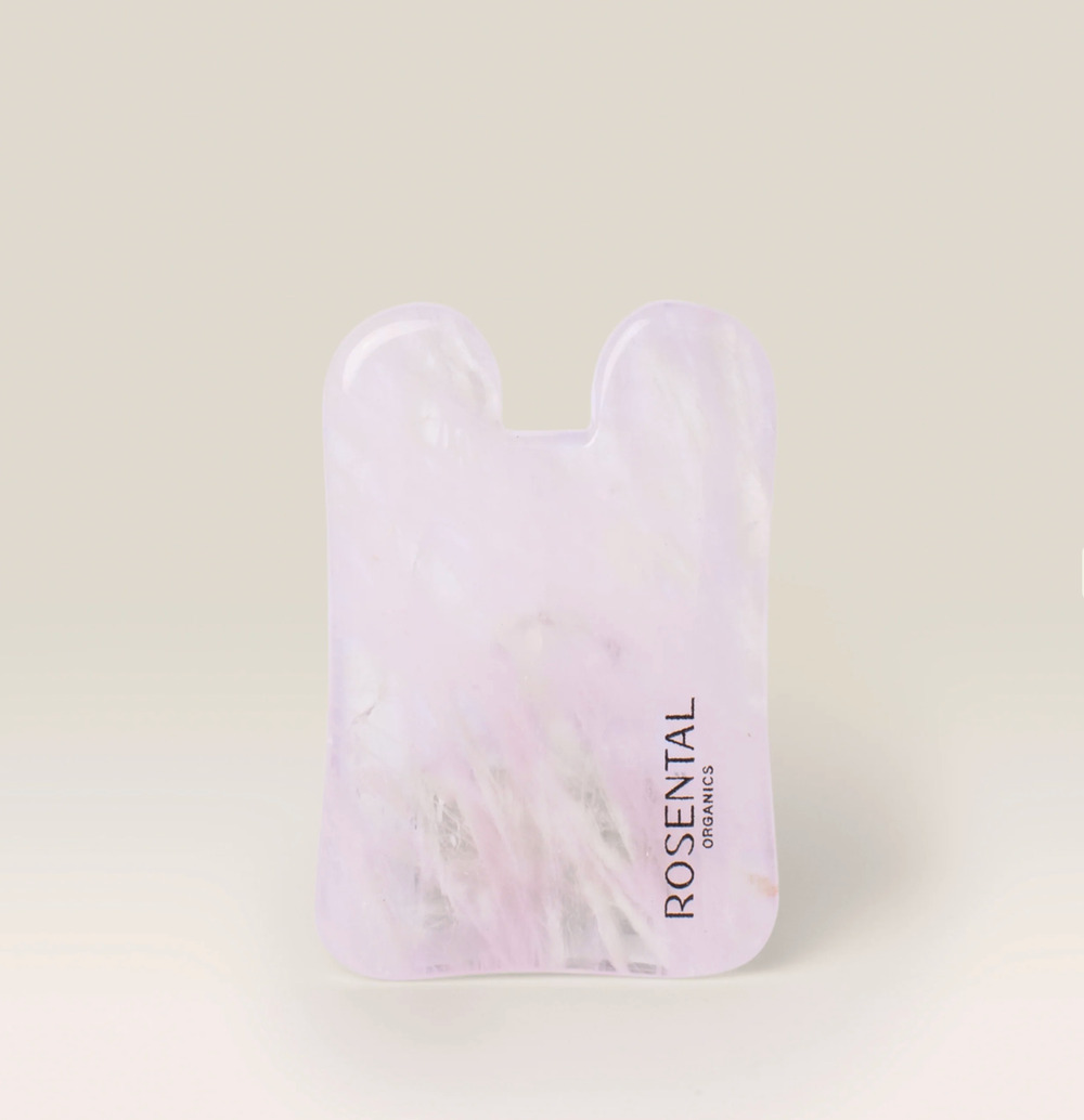 Rosental Organics Rose Quartz Gua Sha Natural Lifting Tool